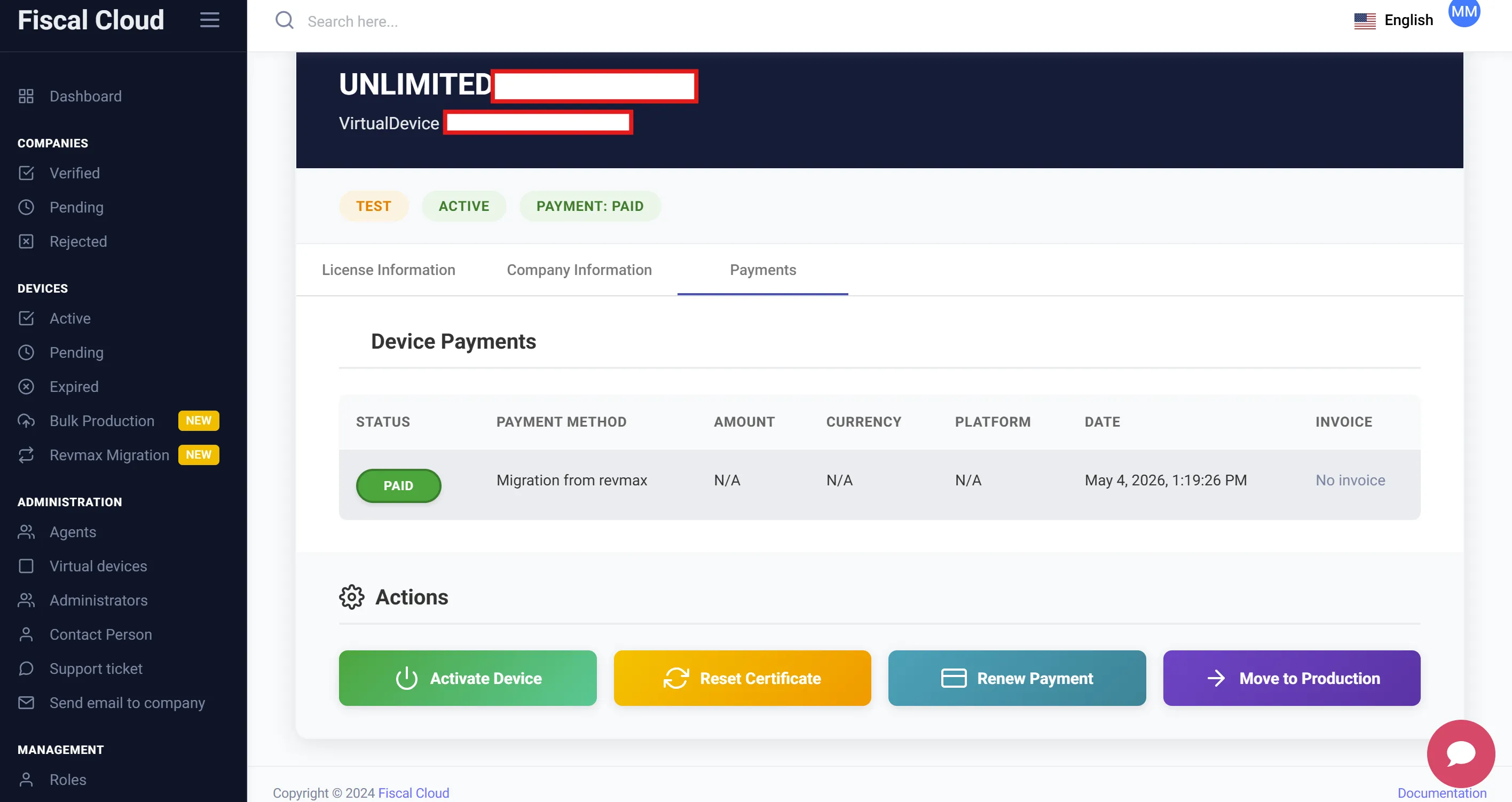 Figure Device License