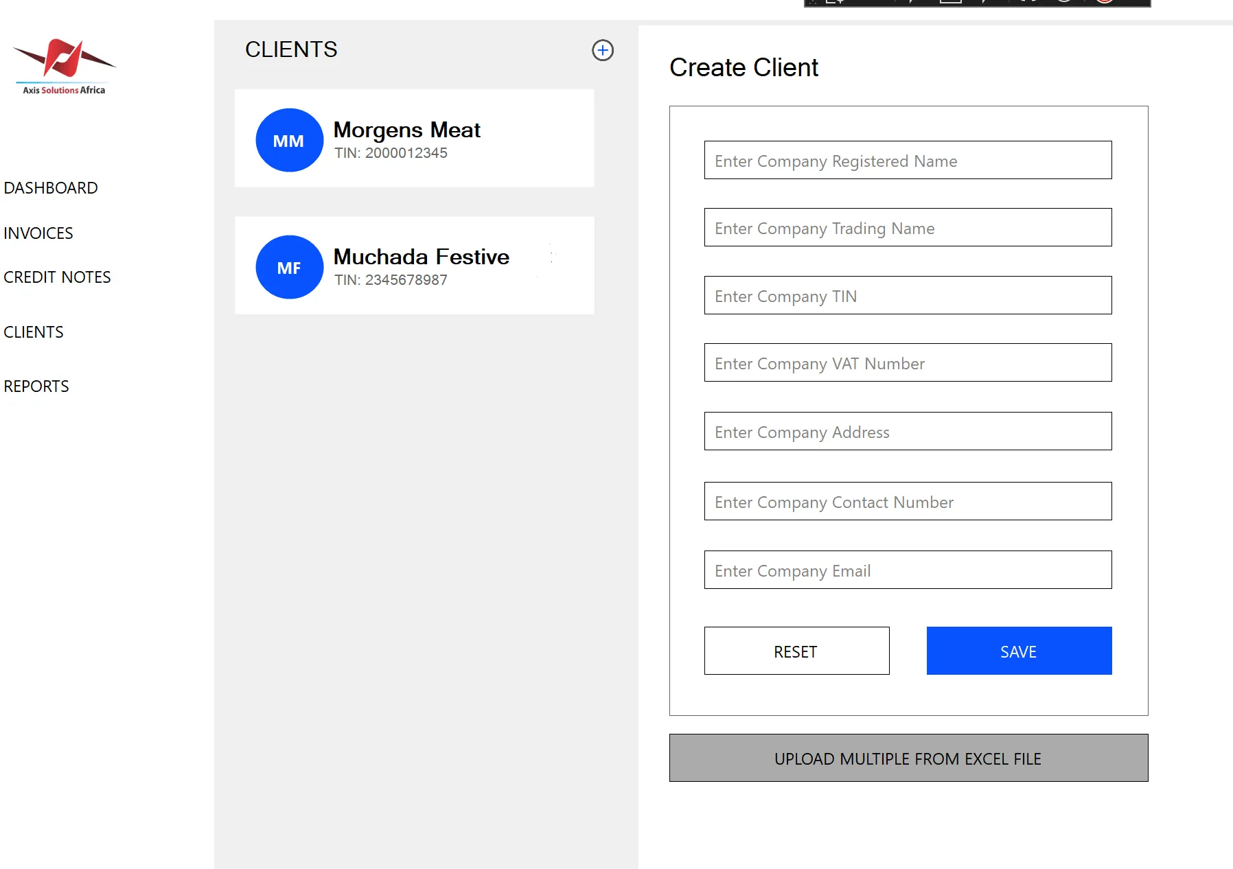 Clients Example