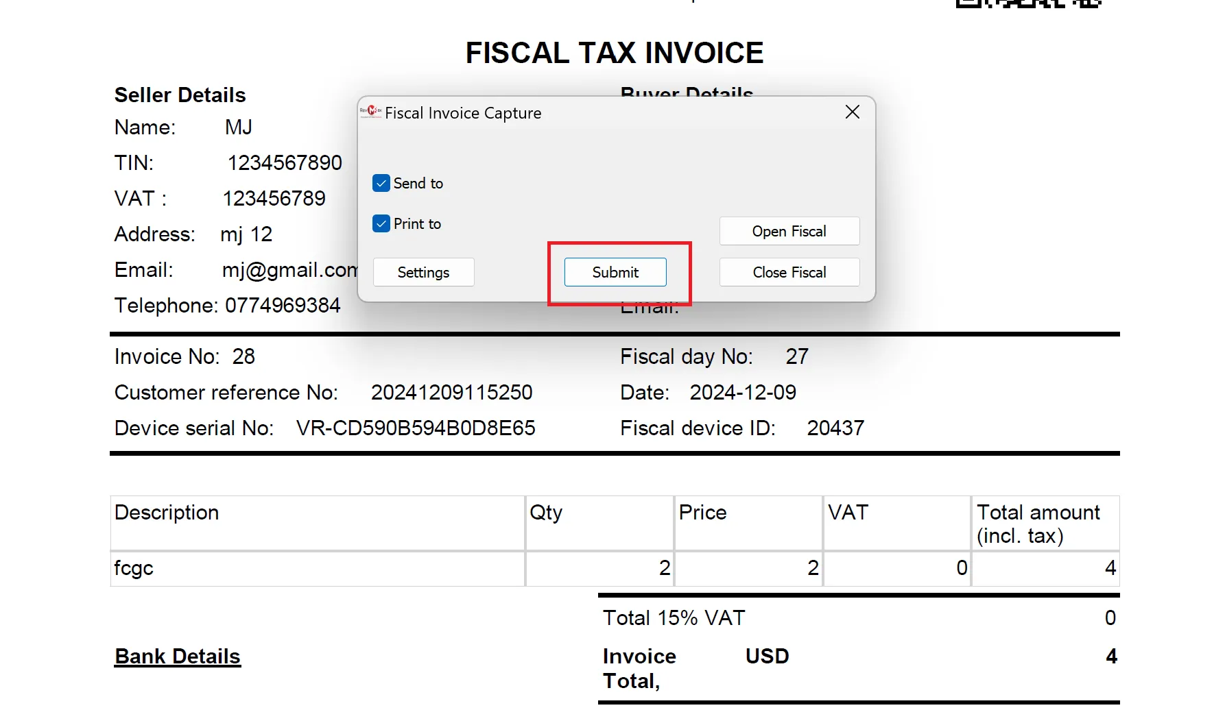 Fiscal Operations
